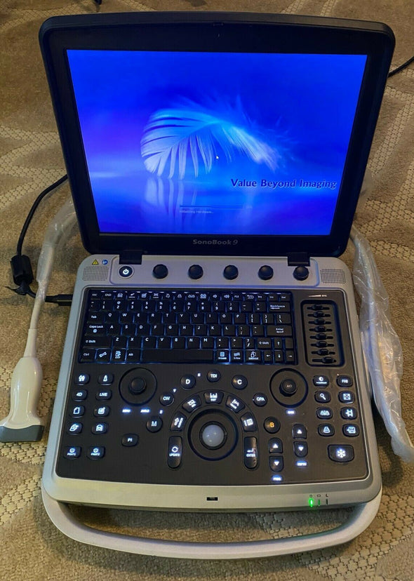 Chison Sonobook 9 Color Doppler Ultrasound & adult cardiac phased array probe