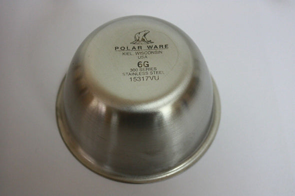 Polar Ware Stainless Steel 6G Iodine Cups (280GS)