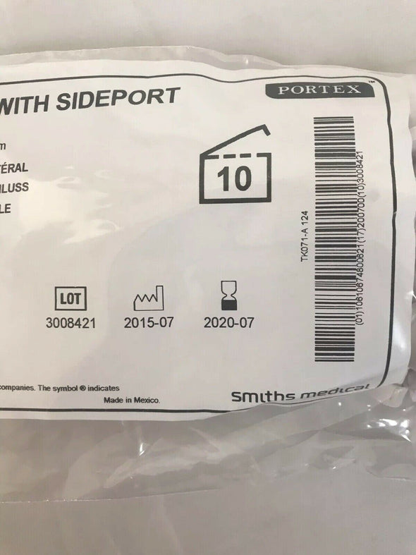 Portex Standard Connector W/ Sideport 3.5mm, 1 Bag of 10 (85KMD)