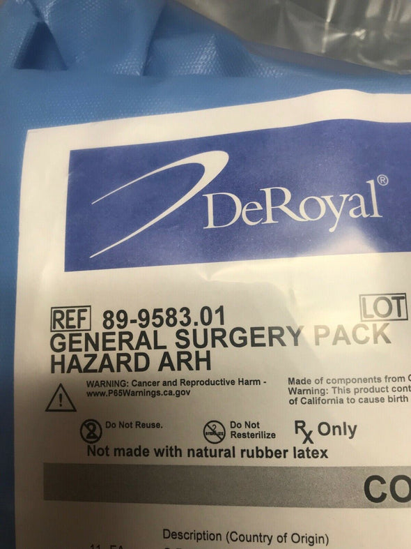 DeRoyal General Surgery Pack, (592KMD)