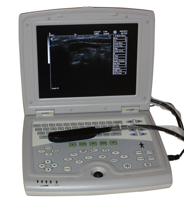 Veterinary Laptop Ultrasound Scanner 10" LCD & Rectal Probe - USA Warranty Deal