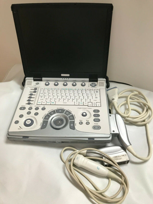 GE Vivid E Color Doppler Ultrasound Scanner, CW Two probes Cardiac, Linear 2013