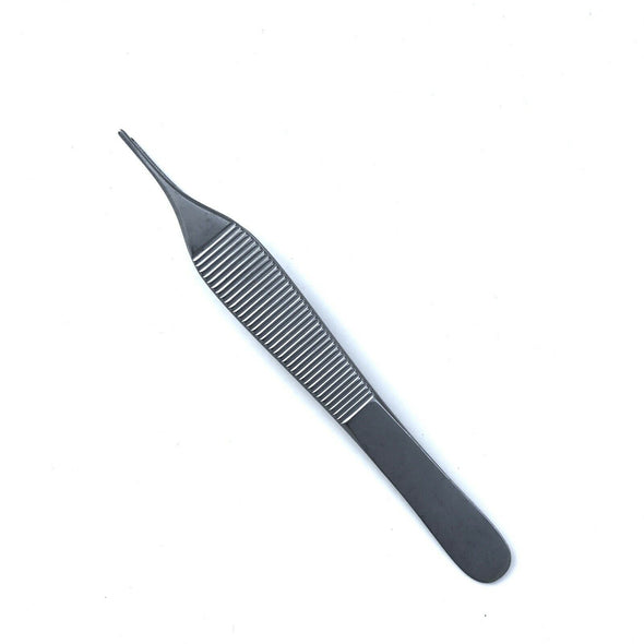 Jarit 130-245 Adson Tissue Forceps Matte Finish, 1x2 Teeth, 4-3/4" (DMT361)