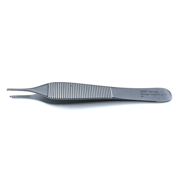 Jarit 130-245 Adson Tissue Forceps Matte Finish, 1x2 Teeth, 4-3/4" (DMT361)