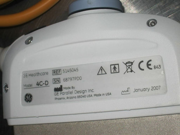 GE 4C-D Ultrasound Convex Probe Transducer (21DM)