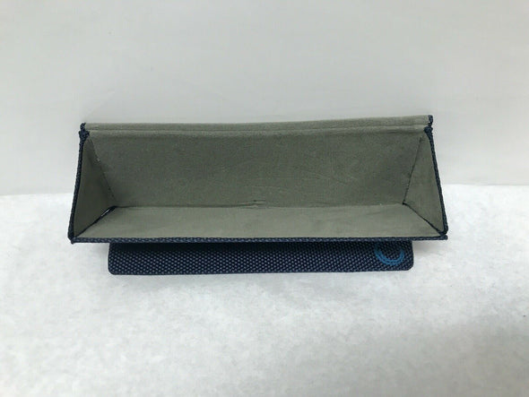 Flexon Blue Foldable Optical Eyeglasses Hard Case | KMOPT-80