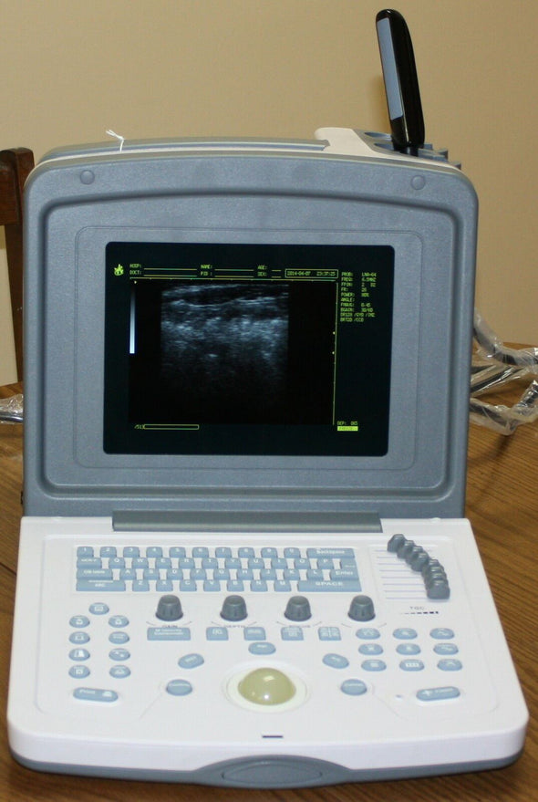 Veterinary Digital Ultrasound Scanner Machine & Two Probes, Stable WED-9618V