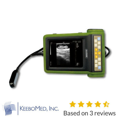 KeeboMed RKU-10 Veterinary Ultrasound Machine w/ Rectal Probe for Large Animals