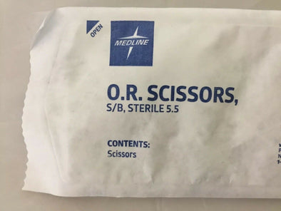 Medline O.R. Scissors S/B Sterile 5.5 (82KMD)