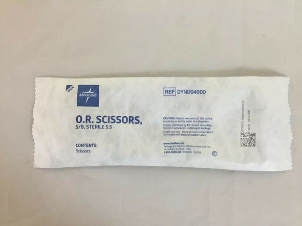 Medline O.R. Scissors S/B Sterile 5.5 (82KMD)