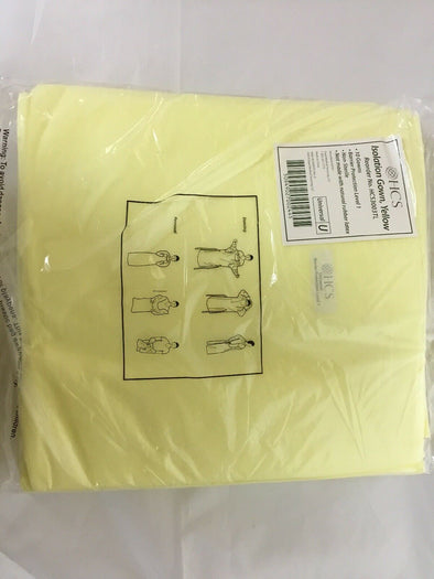 HCS Isolation Gown, Yellow Universal-U (187KMD)