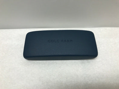 Cole Haan Optical Logo Engraved Black Eye Glasses Hard Case  | KMOPT-02