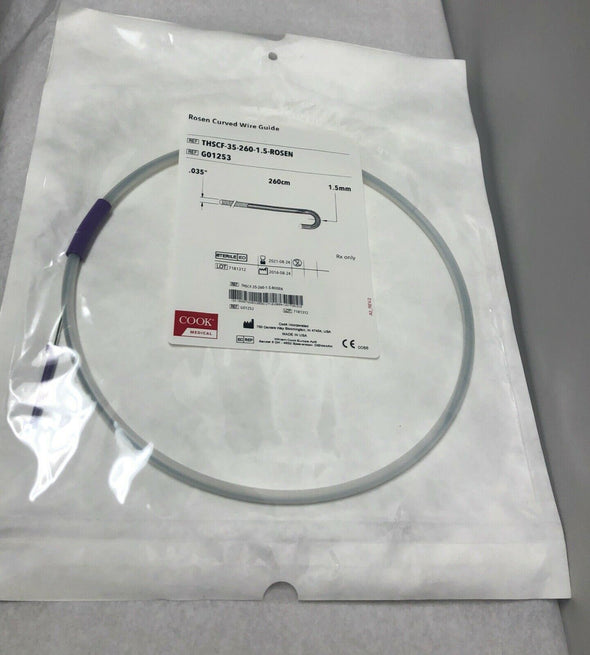 Cook Medical Rosen Curved Wire Guide G01253 | CEDESP-111