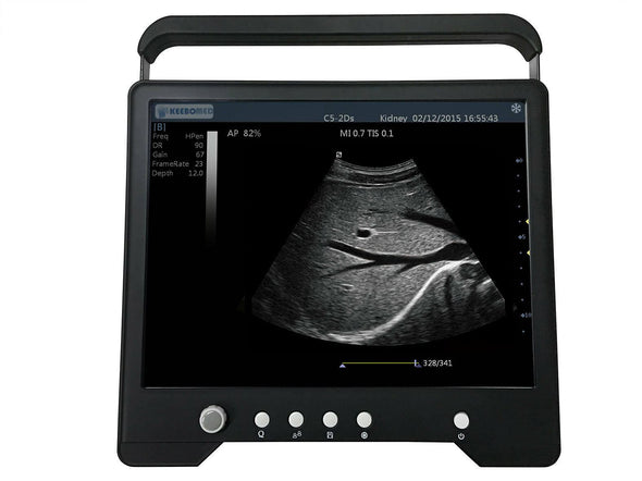 Veterinary Large & Small Animal Touch Screen Ultrasound with 3 Probes | KeeboMed
