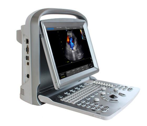 Color Doppler Chison ECO 5Vet Veterinary Ultrasound Machine & Two Probes