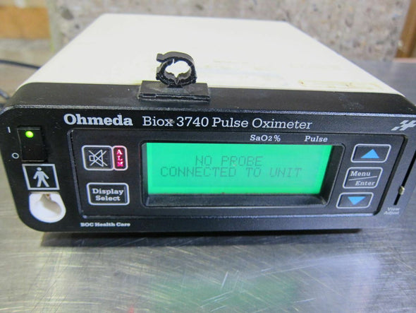 Ohmeda Biox 3740 Pulse Oximeter Sp02 Pulse Rate Patient Monitor