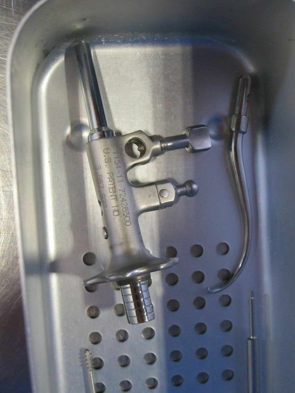 Zimmer Herbert Bonescrew Surgical Instrument, Incomplete In Sterilization Tray