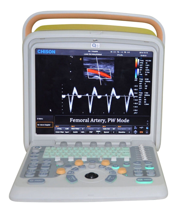 Veterinary Ultrasound Scanner with one  Probes - Color Doppler Chison Q5Vet