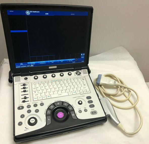 GE Vivid E Color Doppler Ultrasound Scanner, CW Two probes Cardiac and Linear