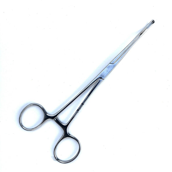 Jarit 115-102 Foerster Sponge Holding Forceps, Straight, Serrated, 7" (DMT376)