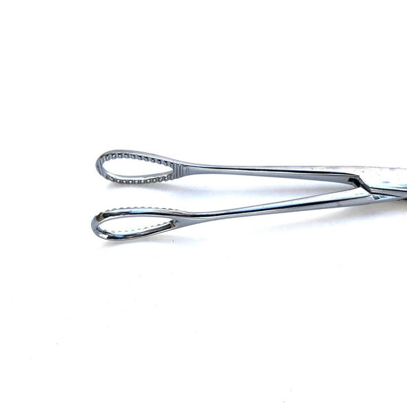 Jarit 115-102 Foerster Sponge Holding Forceps, Straight, Serrated, 7" (DMT376)