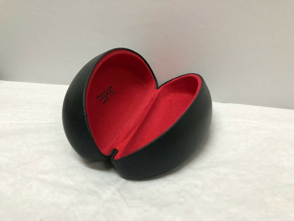 Esprit Black with Red Liner Optical Eyeglasses Hard Case | KMOPT-52