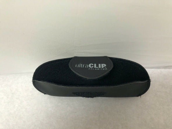 Ultra Clip Polarized Black Optical Eyeglasses Soft Case | KMOPT-76