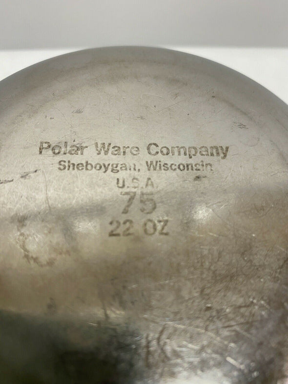 Polar Ware 22 Oz. Stainless Steel Bowl #75 | KMCE-109