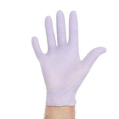 HALYARD Lavender Nitrile Exam Gloves, Powder-Free, Non-Sterile, 3.1 mil, 9.5", L