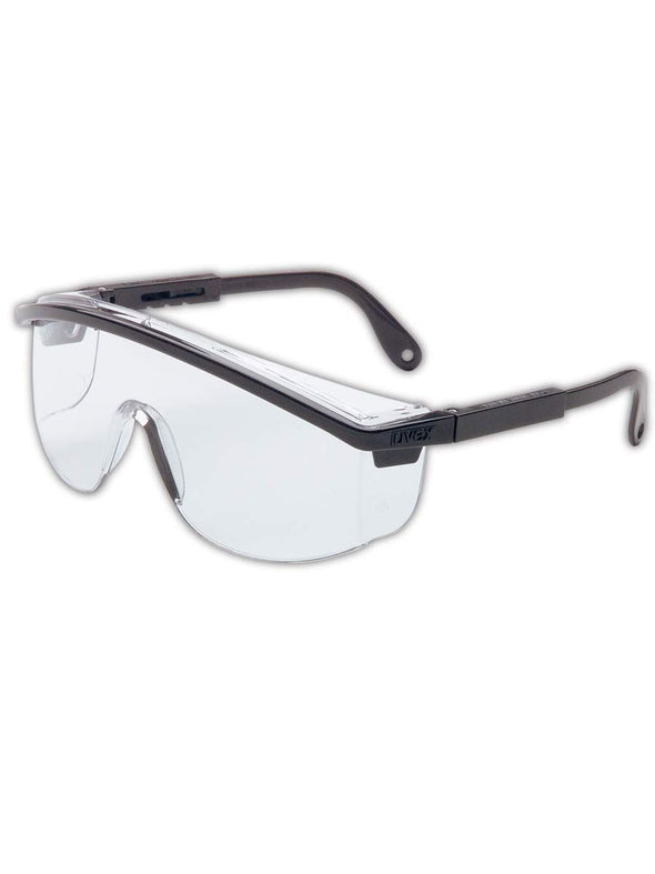 Honeywell Uvex S135C Astrospec 3000 Safety Eyewear, Black Frame, Clear UV Extrem