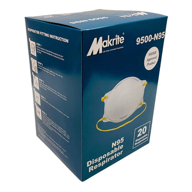 Respirators 9500 b box of 20