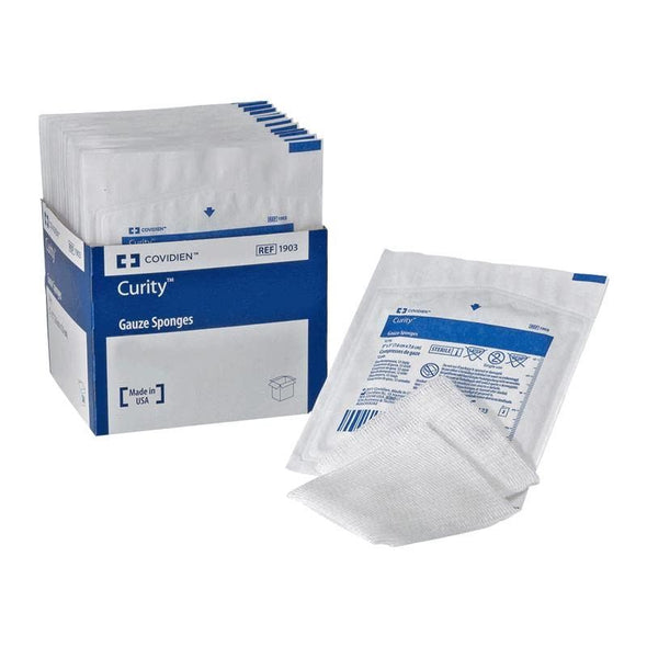 Curity Gauze Sponges, 4 x 4 Inch (Case of 600)