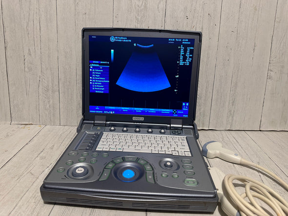 GE LOGIQ E  Ultrasound DOM 2012 with two probe 4c-Rs and 3S-rs