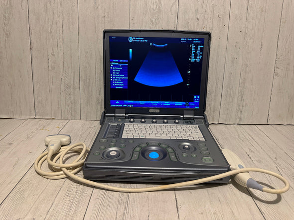 GE LOGIQ E  Ultrasound DOM 2012 with two probe 4c-Rs and 3S-rs