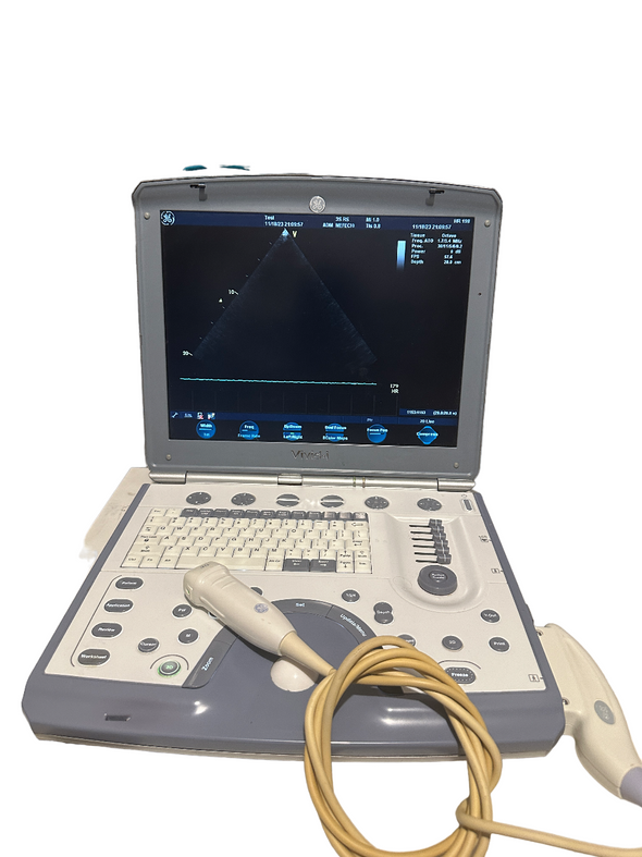 GE Vivid I Color Doppler Ultrasound Scanner & 3S-RS Phased Array Cardiac Probe