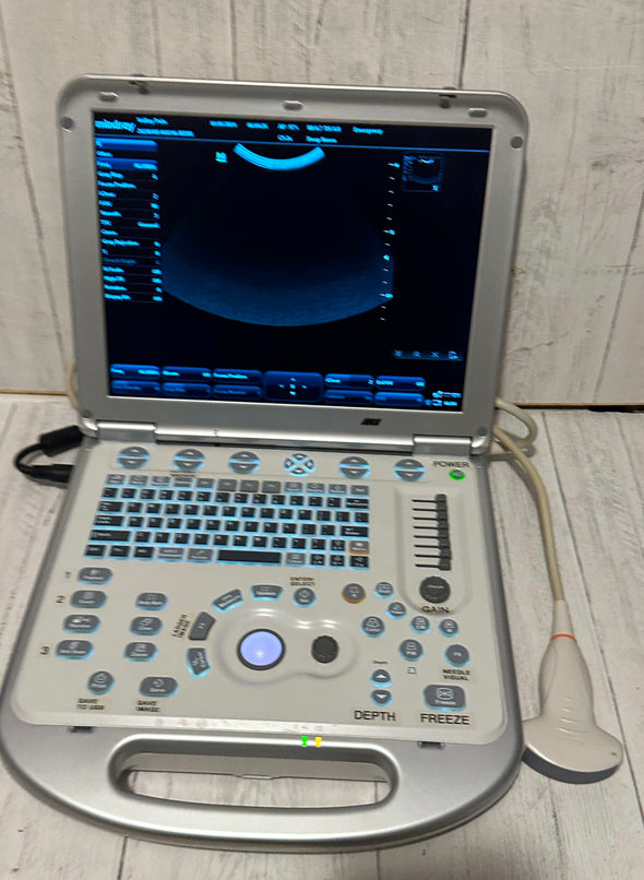 Mindray M7 Ultrasound Machine With 2 Probes (C5-2S, L14-6NS) & Hard Rolling Case