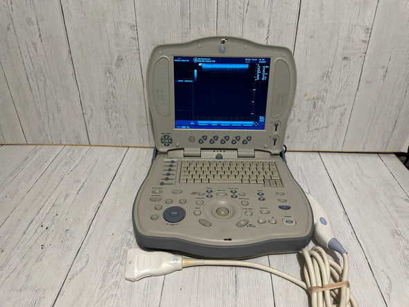 GE LOGIQ BOOK XP PORTABLE ULTRASOUND MACHINE & 3S-RS PROBE 2005