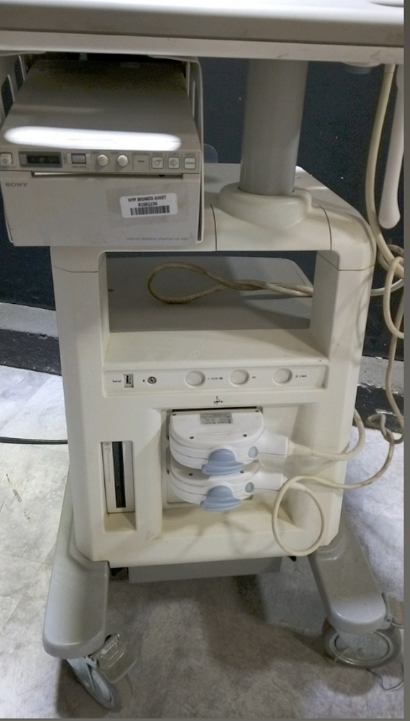 GE LOGIQ A5 ULTRASOUND MACHINE WITH 1 PROBES (4C)