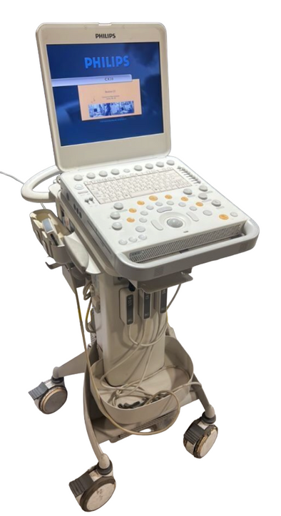 PHILIPS CX30 ULTRASOUND MACHINE WITH 3 PROBES (S4-2, L12-4, C6-2)  2013